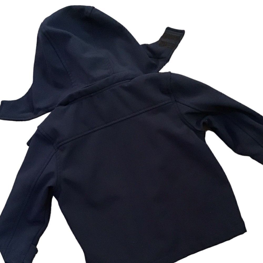 Reebok Boys Jacket W/Hood Size 2T Blue Winter Coat Double Zipper - Picture 4 of 6